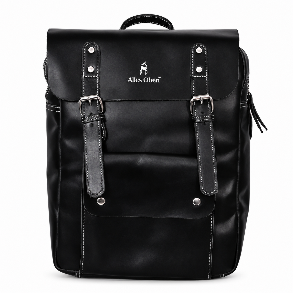 Urban Heritage Leather Roll-Top Backpack