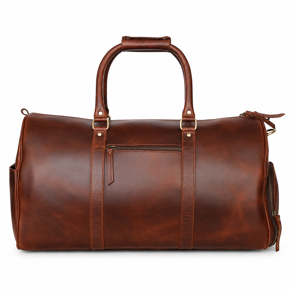 Vintage Expedition Leather Duffle Bag – Brown