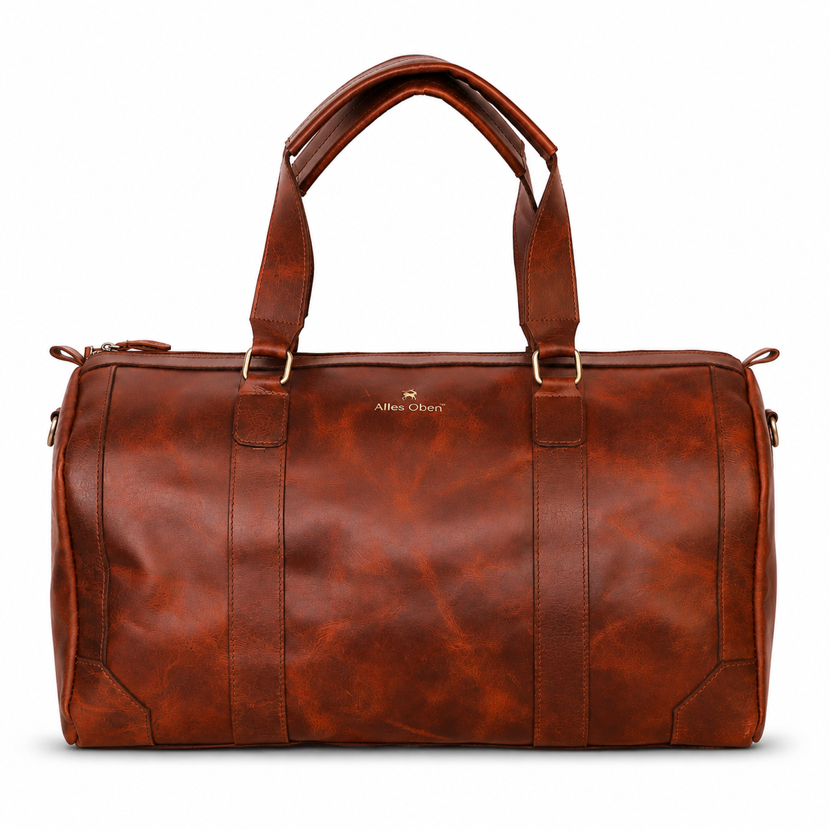 Heritage Voyager Leather Duffle Bag – Brown